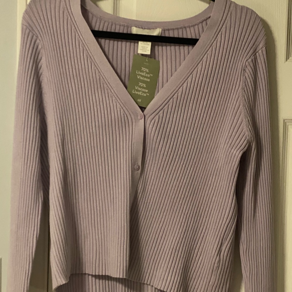 NWT H&M Ribbed Cardigan - Picture 7 of 8